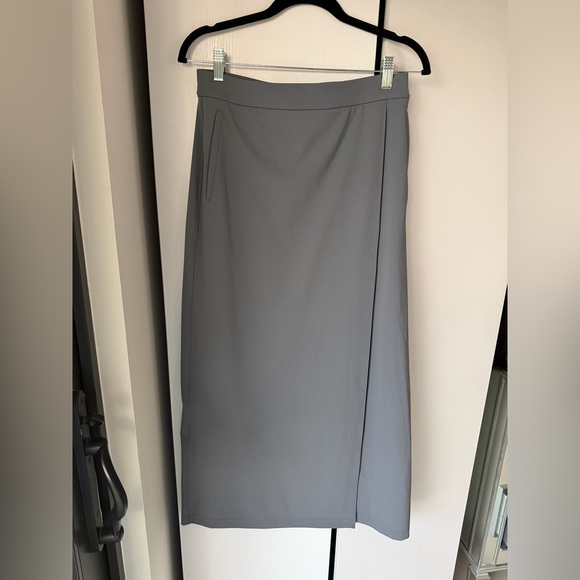 lululemon athletica Dresses & Skirts - lululemon athletica Gray Maxi Skirt - Sleek Straight Silhouette